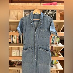 Alex Mill Blue Denim Jumpsuit